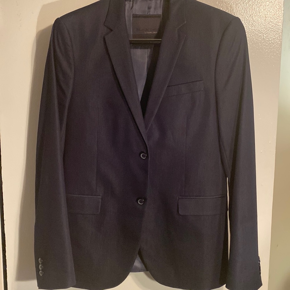 Mens Zara Man Black Tag 40R